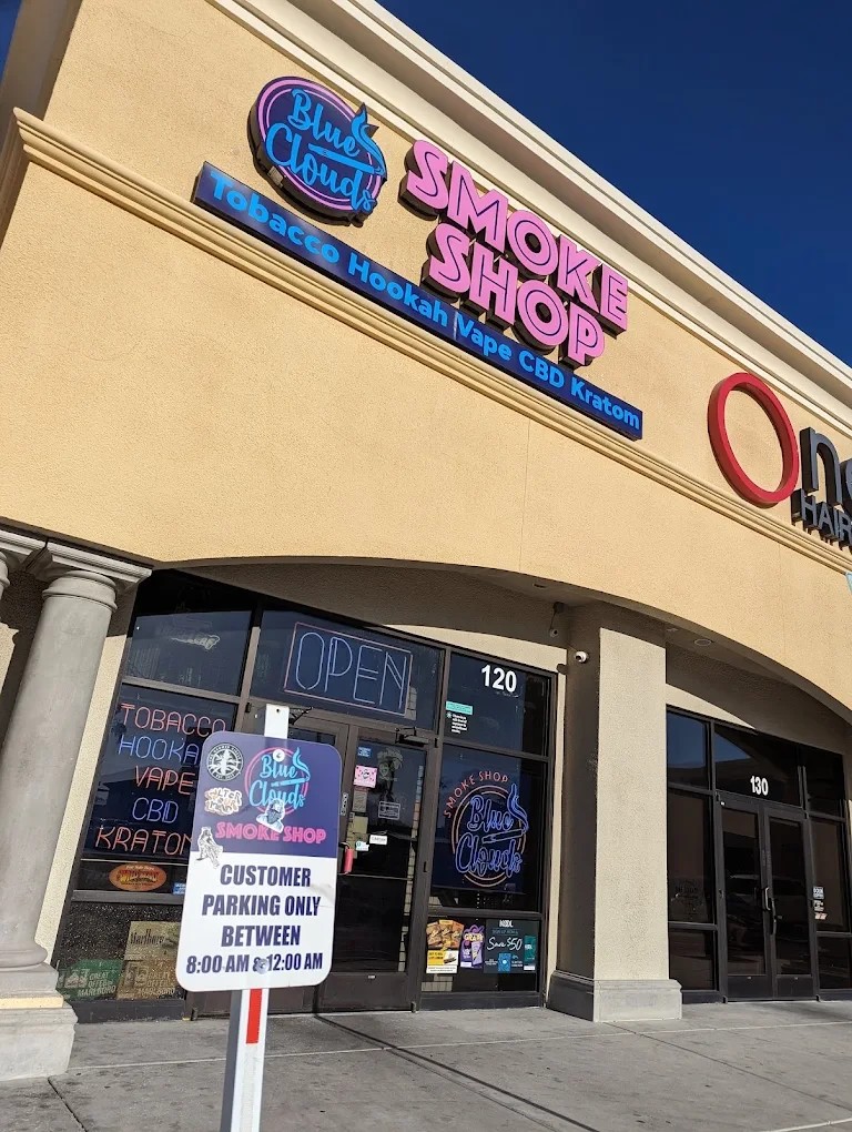 Blue Clouds Smoke Shop storefront