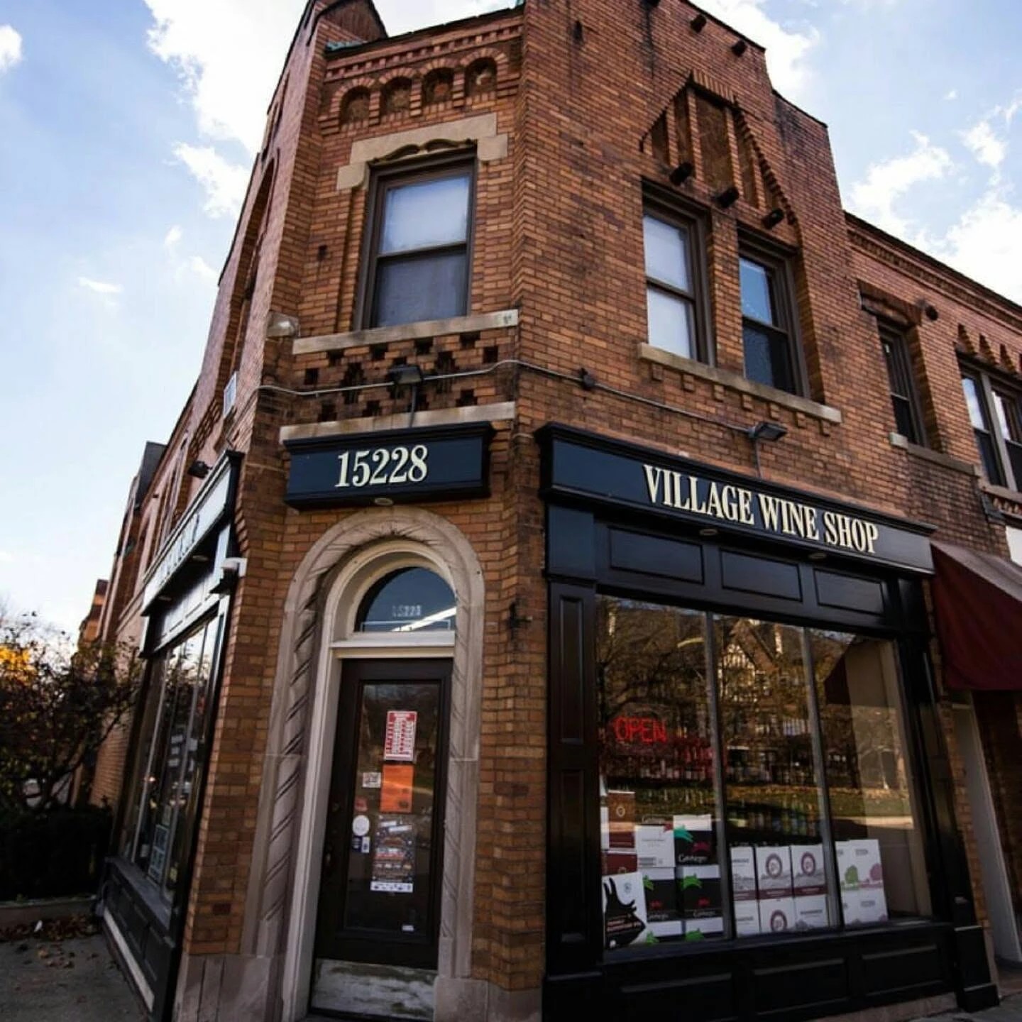 Village Wine Shop storefront