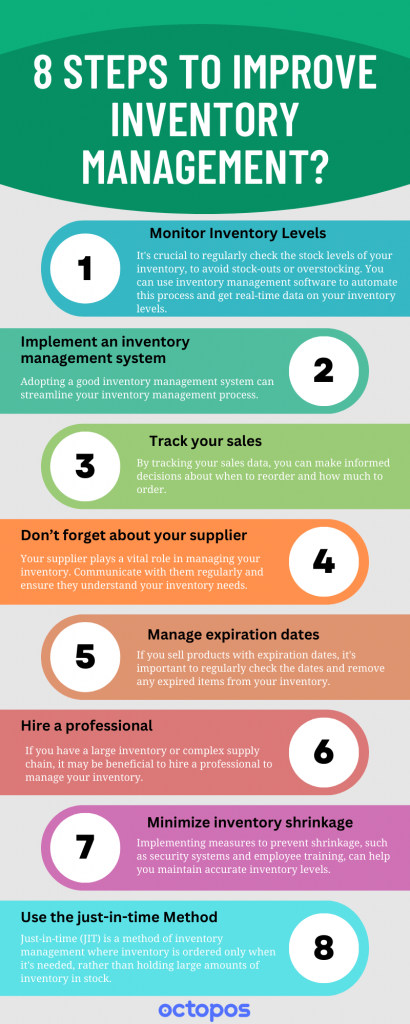 steps to improve inventory management
